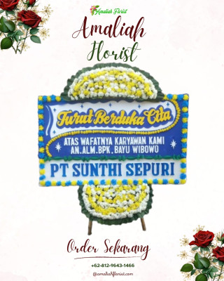 Papan Bunga Duka di Teduh