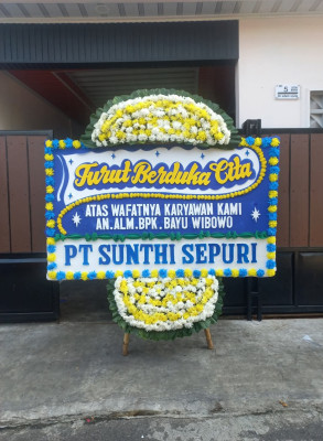 Papan Bunga Duka di Teduh